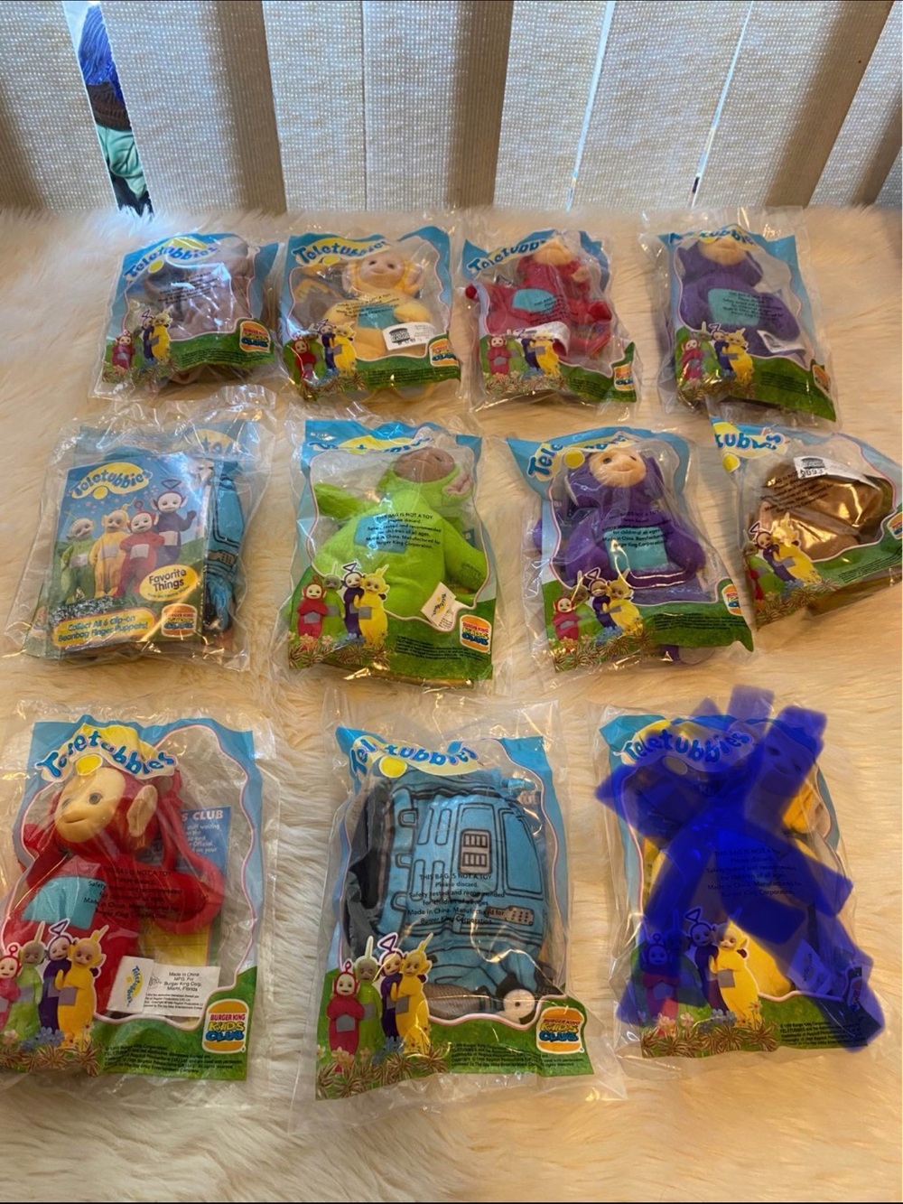 1999 teletubbies Burger King toys